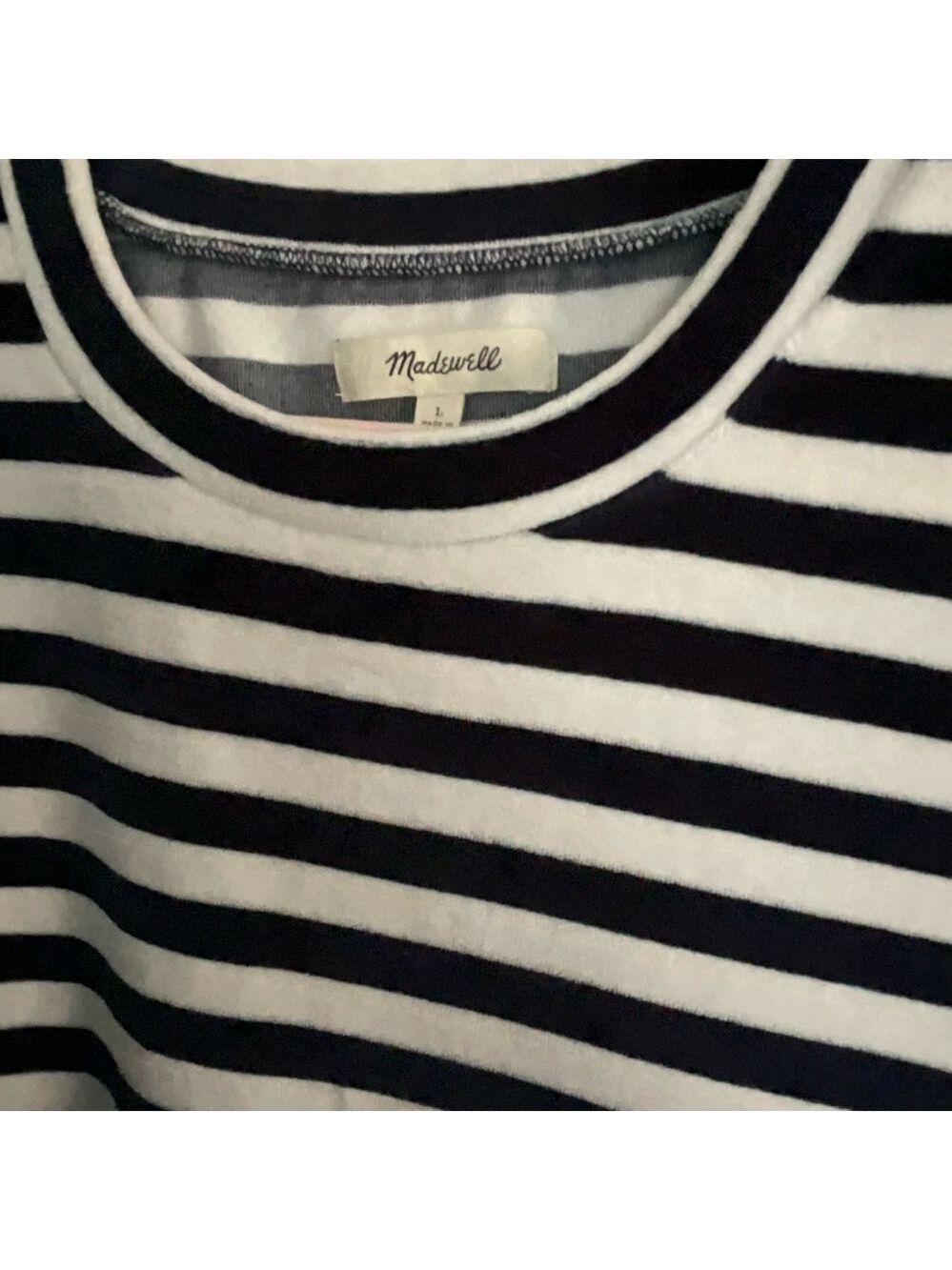 Madewell Cotton Blend T-Shirt Dress Large - Picture 3 of 7